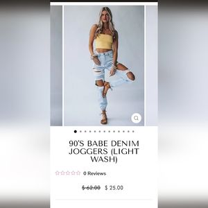 Southern Alternative Denim Joggers